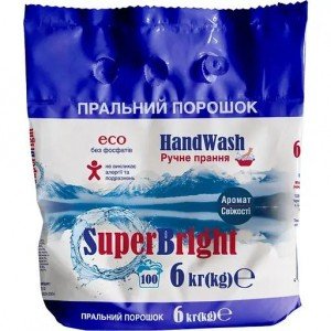 Стиральный порошок Super Bright для ручной стирки 6 кг