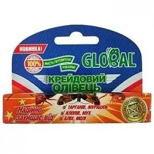 Инсектицидный мел от тараканов Global 1 шт. (145552)