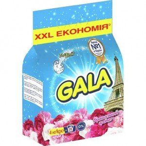 Стиральный порошок Gala Автомат Французский аромат 4 кг (81684898)