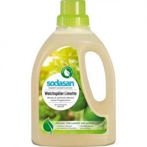 Органический ополаскиватель Sodasan Fabric Softener Лайм для быстрой глажки 750 мл