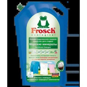 Концентрированное жидкое средство для стирки Frosch Морские минералы, 2 л