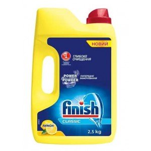 Порошок для посудомоечных машин Finish с ароматом лимона, 2,5 кг