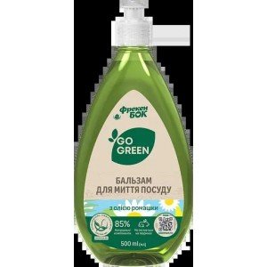 Средство для мытья посуды Бок Go Green, с маслом Ромашки, 500 мл