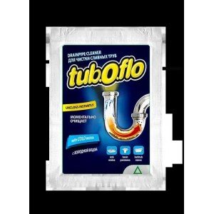 Средство для очищения сливных труб с холодной водой Sarantis tub.o.flo, 60 г