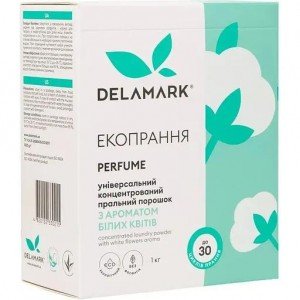 Стиральный порошок DeLaMark Royal Powder Universal с ароматом белых цветов 1 кг