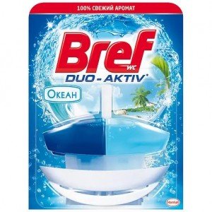 Туалетный блок Bref Duo-Aktiv Океан, 50 мл (642033)