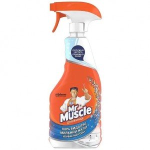 Средство для ванной комнаты Mr Muscle 5в1 с распылителем 550 мл