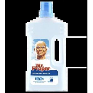 Моющая жидкость для полов и стен Mr. Proper Бережная уборка,1 л