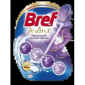 Туалетный блок для унитаза Bref De Luxe Чарующий лунный цветок, 50 г (799026)