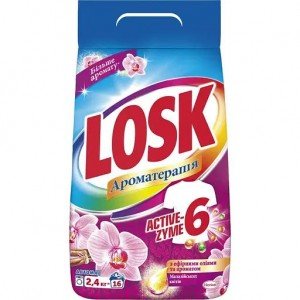 Стиральный порошок Losk Ароматерапия с эфирными маслами и ароматом Малазийских цветов 2.4 кг (793032)