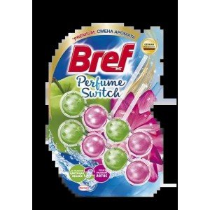 Туалетный блок для унитаза Bref Смена аромата Яблоко-Лотос, 2 шт. (763118)