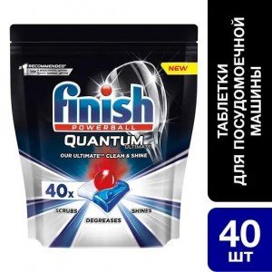 Капсулы для посудомоечных машин Finish Quantum Ultimate, 40 шт.