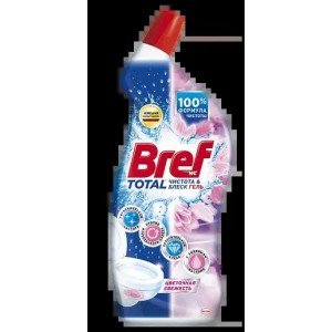 Чистящий гель для унитаза Bref Total Цветочная свежесть, 700 мл (793893)