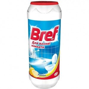 Порошок для чистки Bref Для ванной комнаты с ароматом лимона 0.5 кг (112942)
