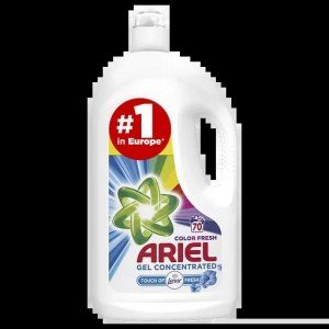 Жидкий стиральный порошок Ariel Touch of Lenor Fresh, для белых и цветных тканей, 3,85 л