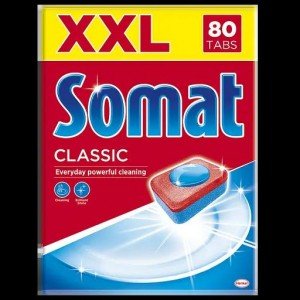 Таблетки для посудомоечных машин Somat Classic, 80 шт. (777476)
