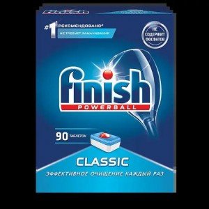 Таблетки для посудомоечных машин Finish Classic, 90 шт.