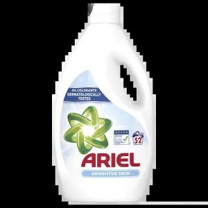 Жидкий стиральный порошок Ariel Для чувствительной кожи, для белых и цветных тканей, 2,86 л