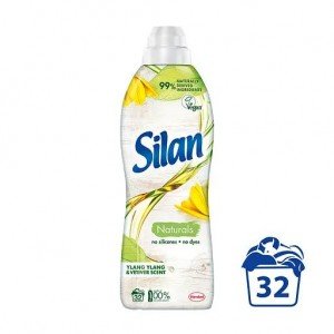 Ополаскиватель для белья Silan Naturals Иланг-Иланг и ветивер, 800 мл