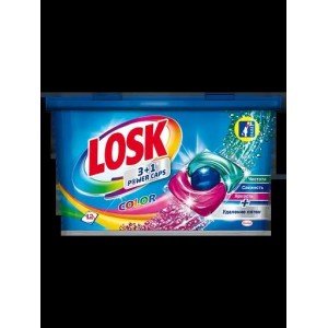 Капсулы для стирки Losk Color 3в1, 12 шт.