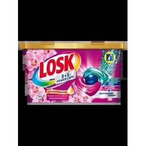 Капсулы для стирки Losk 3 в 1 Малазийский цветок, 12 шт.