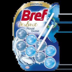 Туалетный блок для унитаза Bref De Luxe Роскошная орхидея, 2 шт.