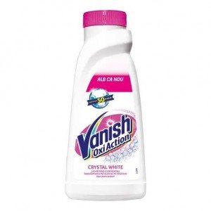 Пятновыводитель и отбеливатель жидкий для тканей Vanish Oxi Action Кристальная белизна, 450 мл