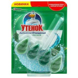 Подвесной блок твердый для унитаза Туалетный Утенок Лесной