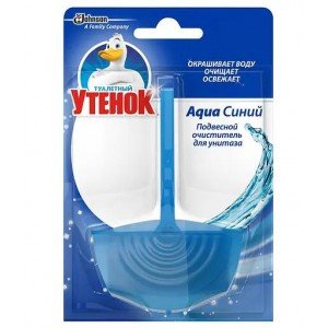 Подвесной блок для унитаза Туалетный Утенок 4в1 Aqua