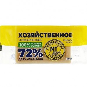 Хозяйственное мыло Мыловаренные традиции 72%, 200г