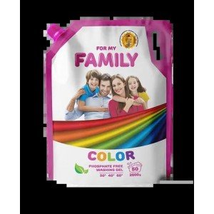 Гель для стирки цветных вещей For my Family, 2 л (601107)