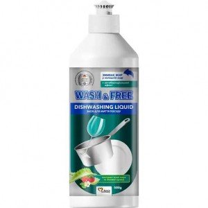 Средство для мытья посуды Wash & Free Экстракт Алоэ вера и лесной земляники 500 мл (722843)
