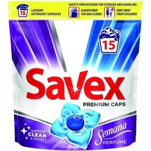 Капсулы для стирки Savex Super Caps Semana Perfume, 15 шт. (75841)
