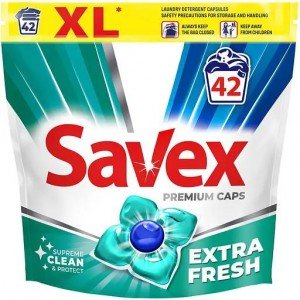 Капсулы для стирки Savex Super Caps Extra Fresh, 42 шт. (75611)