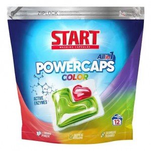 Капсулы для стирки Start Color, 12 шт.