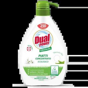 Гель для мытья посуды концентрованный Dual Power с дозатором Green Life, 1 л