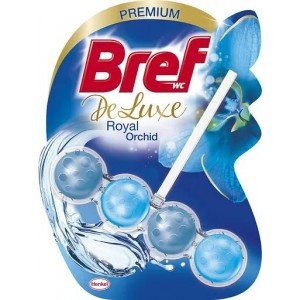 Туалетный блок для унитаза Bref De Luxe Роскошная орхидея, 50 г (853414)