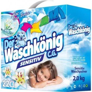 Стиральный порошок Der Waschkonig Sensitive для детского белья 1.95 кг (041-1381)