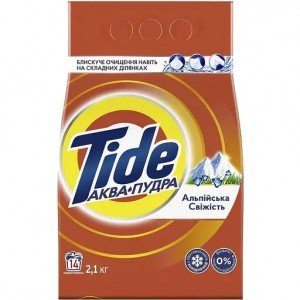 Стиральный порошок Tide Аква-Пудра Альпийская свежесть 2.1 кг
