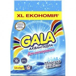 Стиральный порошок Gala Аква-Пудра Морская свежесть 3.6 кг
