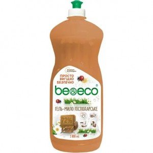 Мыло жидкое хозяйственное Be&Eco, коричневое, 1 л