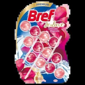 Туалетные блоки для унитаза Bref Deluxe Изящная магнолия 150 г (3 шт.х50 г)