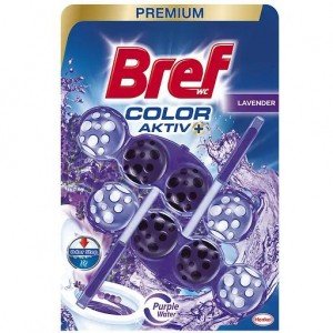 Туалетный блок Bref Цветная вода Лаванда 100 г (2 шт.х50 г)