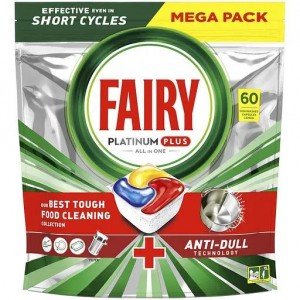 Капсулы для посудомоечных машин Fairy Platinum Plus Все-в-1 60 шт