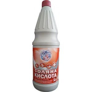 Средство для удаления ржавчины и известковых отложений Милам Я Экономка Соляная кислота, 1 л