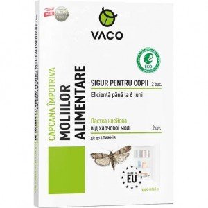 Ловушка клеевая Vaco Eco от пищевой моли 2 шт.