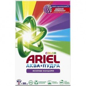 Стиральный порошок Ariel Аква-Пудра Color Яркие цвета 300 г