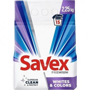 Стиральный порошок Savex Premium Whites&Colors 2.25 кг