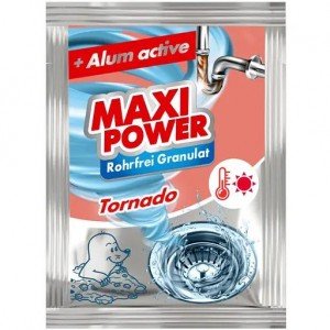 Средство для чистки труб Maxi Power с теплой водой, гранулированное, 80 г