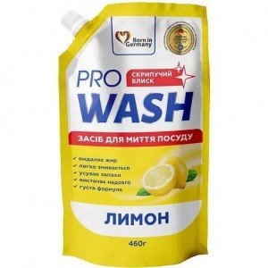 Средство для мытья посуды ProWash Лимон, 460 мл